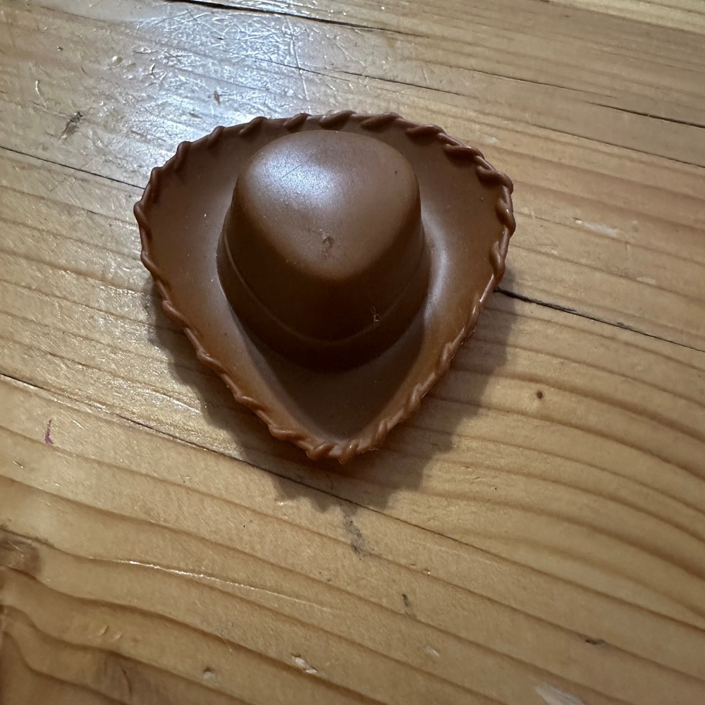 Disney Toy Story Woody Cowboy Hat Replacement Accessory Brown Plastic T0476